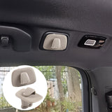 Maxbell 2 Pieces Car Ceiling Hook PP Clothes Hanger Hook Trim for Volvo Durable Gray