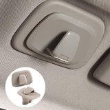 Maxbell 2 Pieces Car Ceiling Hook PP Clothes Hanger Hook Trim for Volvo Durable Gray