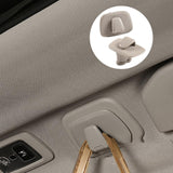 Maxbell 2 Pieces Car Ceiling Hook PP Clothes Hanger Hook Trim for Volvo Durable Gray