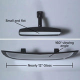 Maxbell Car Rearview Mirror Auto Inside Universal Anti Glare Curved for Van SUV