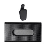 Maxbell Car Sun Visor Tissue Box Holder Universal for Sun Visor Seat Back Women Black