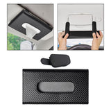 Maxbell Car Sun Visor Tissue Box Holder Universal for Sun Visor Seat Back Women Black