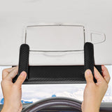 Maxbell Car Sun Visor Tissue Box Holder Universal for Sun Visor Seat Back Women Black