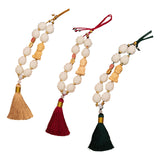 Maxbell Buddha Statue Car Pendant Universal Decorative Tassel Car Hanging Decoration Yellow