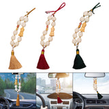 Maxbell Buddha Statue Car Pendant Universal Decorative Tassel Car Hanging Decoration Yellow