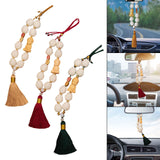 Maxbell Buddha Statue Car Pendant Universal Decorative Tassel Car Hanging Decoration Yellow
