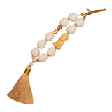 Maxbell Buddha Statue Car Pendant Universal Decorative Tassel Car Hanging Decoration Yellow