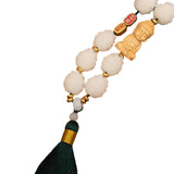 Maxbell Buddha Statue Car Pendant Universal Decorative Tassel Car Hanging Decoration Green