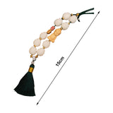 Maxbell Buddha Statue Car Pendant Universal Decorative Tassel Car Hanging Decoration Green