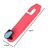 Maxbell PU Leather Car Auto Seat Back Hanger Organizer for Groceries Bag Sturdy Red