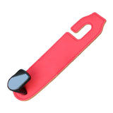 Maxbell PU Leather Car Auto Seat Back Hanger Organizer for Groceries Bag Sturdy Red