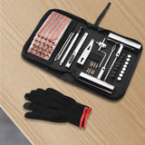 Maxbell Flat Tire Puncture Patch Tool Set Tire Patch Kit for Trailers RV Trucks 62Pcs Set