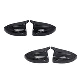 Maxbell Side Mirror Cover Caps Spare Parts 8V0857528E for Audi A3 S3 RS3 Models Gloss Black