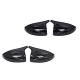 Maxbell Side Mirror Cover Caps Spare Parts 8V0857528E for Audi A3 S3 RS3 Models Gloss Black