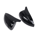 Maxbell Side Mirror Cover Caps Spare Parts 8V0857528E for Audi A3 S3 RS3 Models Gloss Black