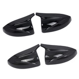 Maxbell Side Mirror Cover Caps Spare Parts 8V0857528E for Audi A3 S3 RS3 Models Gloss Black