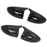 Maxbell Side Mirror Cover Caps Spare Parts 8V0857528E for Audi A3 S3 RS3 Models Gloss Black