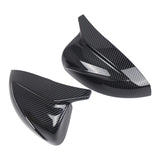 Maxbell Side Mirror Cover Caps Spare Parts 8V0857528E for Audi A3 S3 RS3 Models Carbon Fiber