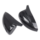 Maxbell Side Mirror Cover Caps Spare Parts 8V0857528E for Audi A3 S3 RS3 Models Carbon Fiber