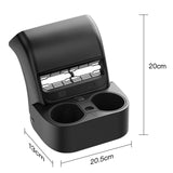 Maxbell Rear Row Dual Cup Holder for Tesla Model 3 Y Simple Installation Accessories Style B