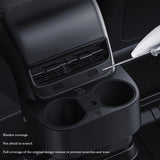 Maxbell Rear Row Dual Cup Holder for Tesla Model 3 Y Simple Installation Accessories Style B