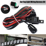 Maxbell LED Work Light Bar Wiring Harness Set DC 12V 40A on Off Switch Power Relay