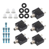 Maxbell Thermal Circuit Breaker Push Button Compact for Car Automotive Trolling