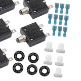 Maxbell Thermal Circuit Breaker Push Button Compact for Car Automotive Trolling