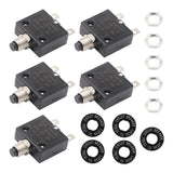 Maxbell Thermal Circuit Breaker Push Button Compact for Car Automotive Trolling