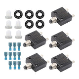 Maxbell Thermal Circuit Breaker Push Button Compact for Car Automotive Trolling