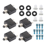 Maxbell Thermal Circuit Breaker Push Button Compact for Car Automotive Trolling