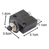 Maxbell Thermal Circuit Breaker Push Button Compact for Car Automotive Trolling