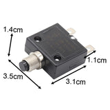 Maxbell Thermal Circuit Breaker Push Button Compact for Car Automotive Trolling