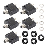 Maxbell Thermal Circuit Breaker Push Button Compact for Car Automotive Trolling