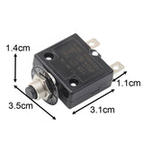 Maxbell Thermal Circuit Breaker Push Button Compact for Car Automotive Trolling