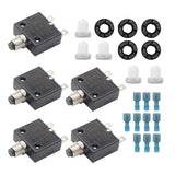 Maxbell Thermal Circuit Breaker Push Button Compact for Car Automotive Trolling