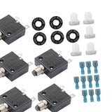 Maxbell Thermal Circuit Breaker Push Button Compact for Car Automotive Trolling