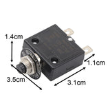 Maxbell Thermal Circuit Breaker Push Button Compact for Car Automotive Trolling