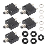 Maxbell Thermal Circuit Breaker Push Button Compact for Car Automotive Trolling