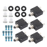 Maxbell Thermal Circuit Breaker Push Button Compact for Car Automotive Trolling