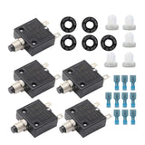 Maxbell Thermal Circuit Breaker Push Button Compact for Car Automotive Trolling