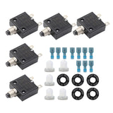 Maxbell Thermal Circuit Breaker Push Button Compact for Car Automotive Trolling