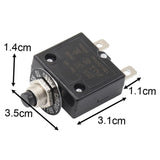 Maxbell Thermal Circuit Breaker Push Button Compact for Car Automotive Trolling