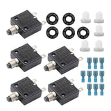 Maxbell Thermal Circuit Breaker Push Button Compact for Car Automotive Trolling