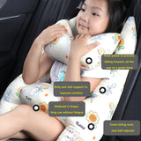 Maxbell Car Backseat Travel Pillow Headrest Soft Sleeping Pillow for Road Trips Style B