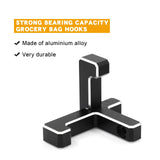 Maxbell 2x Trunk Grocery Bag Hooks Heavy Duty Aluminum for Ford Bronco Replaces