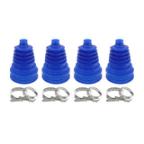 Maxbell 4x CV Joint Boot Set with 4 Clamps Easy Installation Auto Accessories Rubber