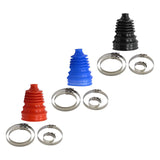 Maxbell CV Joint Boot Set with 4 Clamps Auto Accessory High Quality Directly Replace Red