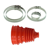 Maxbell CV Joint Boot Set with 4 Clamps Auto Accessory High Quality Directly Replace Red