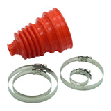 Maxbell CV Joint Boot Set with 4 Clamps Auto Accessory High Quality Directly Replace Red